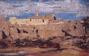 Eugene Fromentin Algerian Town oil painting artist